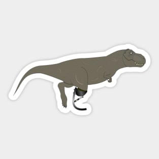 Amputee-Rex Sticker